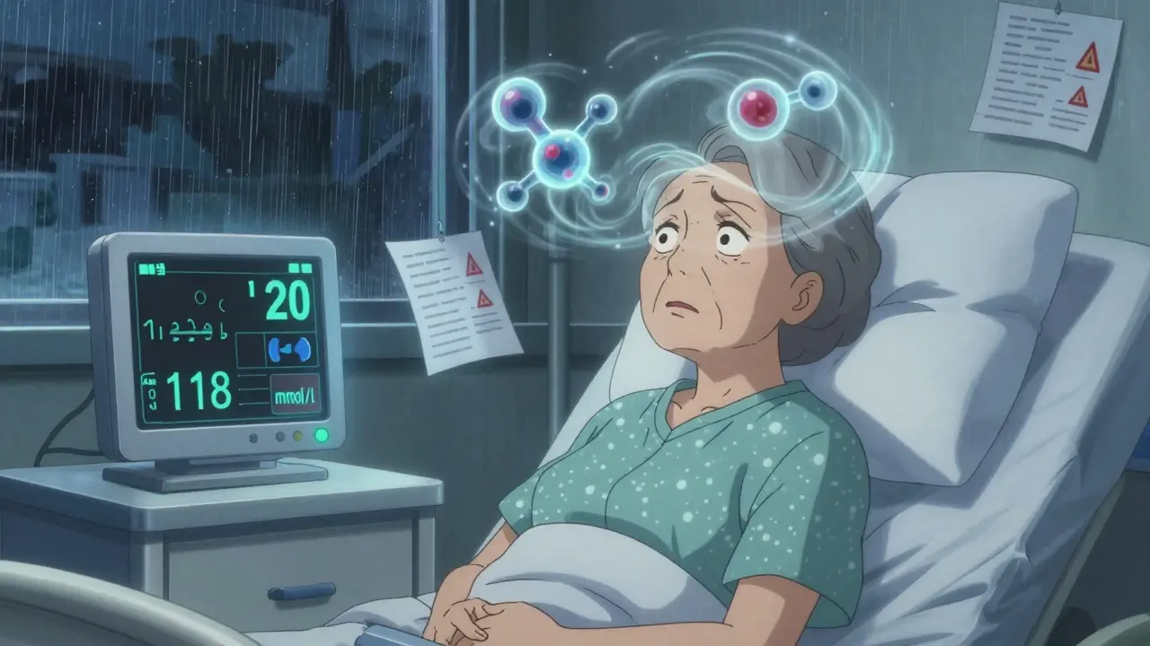 Hyponatremia from SSRIs: Low Sodium and Confusion Risk in Older Adults