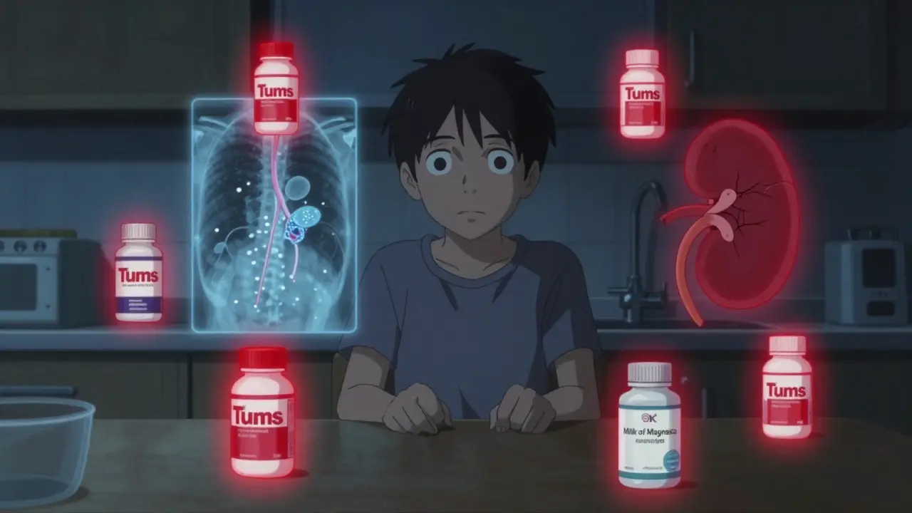 Antacids and Kidney Disease: What You Need to Know About Phosphate Binders and Risks